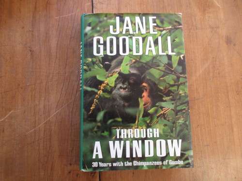 THROUGH A WINDOW JANE GOODALL FIRST EDITION 1990