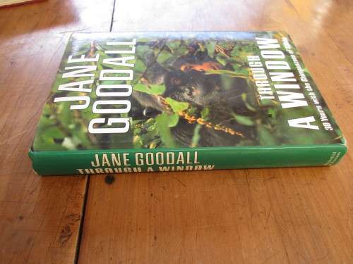 THROUGH A WINDOW JANE GOODALL FIRST EDITION 1990