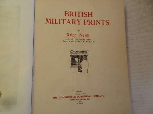 BRITISH MILITARY PRINTS 1909