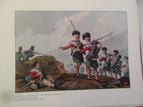 BRITISH MILITARY PRINTS 1909