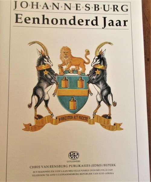 JOHANNESBURG EEN HONDERD JAAR