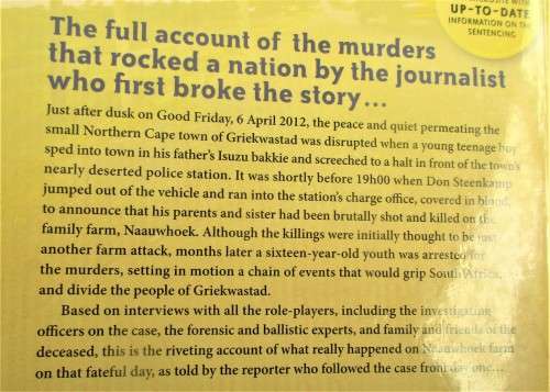 THE GRIEKWASTAD MURDERS FIRST EDITION 2014
