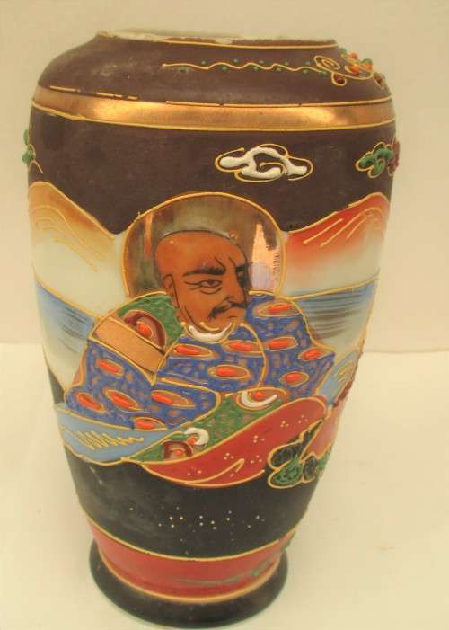 BEAUTIFUL JAPANESE SATSUMA  MORIAGE VASE