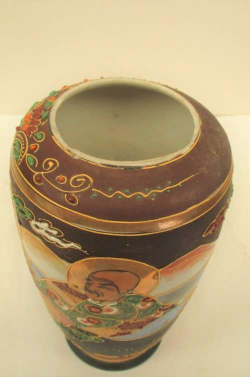 BEAUTIFUL JAPANESE SATSUMA  MORIAGE VASE