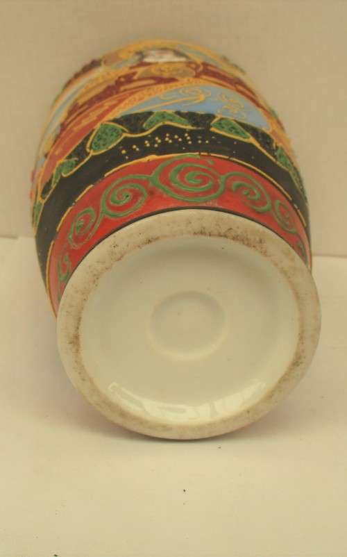 BEAUTIFUL JAPANESE SATSUMA  MORIAGE VASE