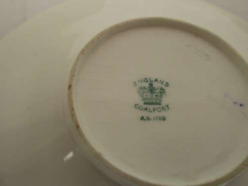 BEAUTIFUL THREE  VICTORIAN  COALPORT  CABINET CUPS AND SAUCERS AND ONE EXTRA SAUCER