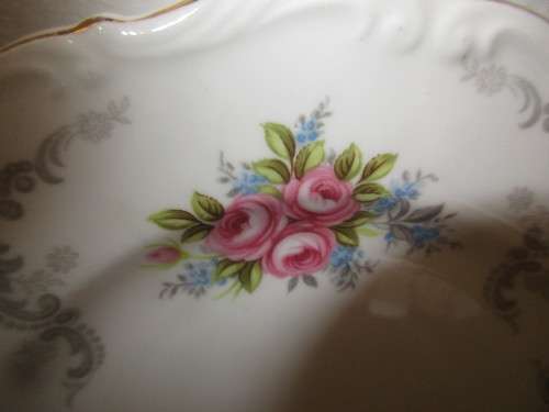 FOUR ROYAL ALBERT SIDE PLATES `TRANQUILITY`