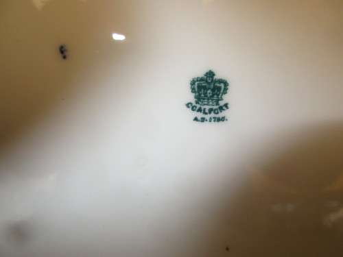 BEAUTIFUL COALPORT INDIAN TREE PLATE