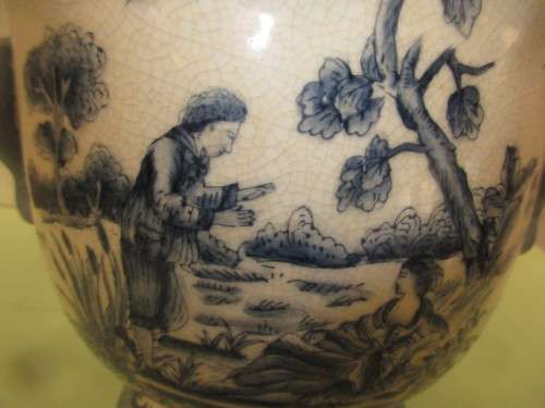 BEAUTIFUL CHINESE BLUE AND WHITE BIG ABSOLUTELY STUNNING YOU XIAN JU ZHI VASE c 1980