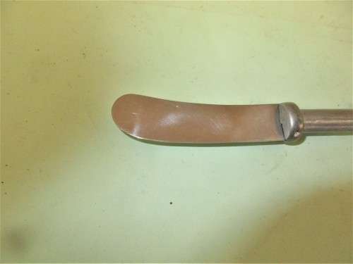 BEAUTIFUL CAROL BOYES STAINLESS STEEL AND CAST ALUMINUM  BUTTER KNIFE