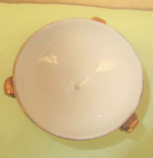 BEAUTIFUL NORITAKE PORCELAIN BOWL STANDING ON THREE FEET