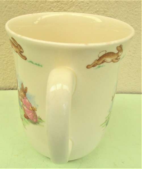ROYAL DOULTON BUNNYKINS SERIES  MUG AND SAUCER NEW CONDITION
