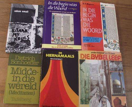 6 BOOKS DIE HIERNAMAALS, DIE BYBELEEF,IN DIE BEGIN WAS DIE WOORD,