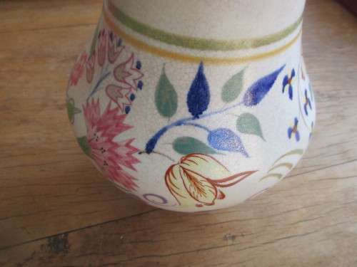 POOLE HANDPAINTED VASE TRUDA CARTER LE PATTERN c 1930`s