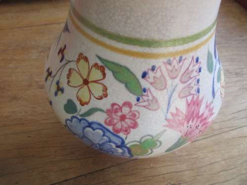 POOLE HANDPAINTED VASE TRUDA CARTER LE PATTERN c 1930`s