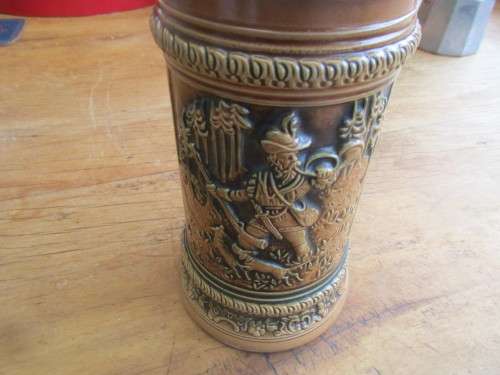 GERZ BEER STEIN  GERMANY HANDGEMALT