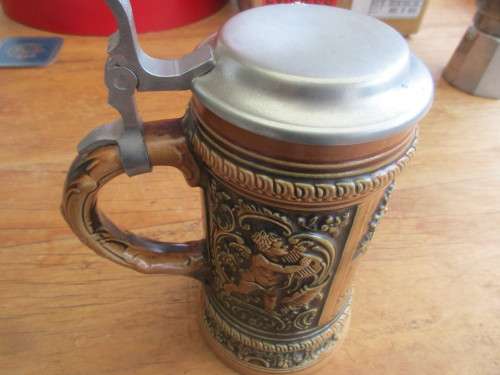 GERZ BEER STEIN  GERMANY HANDGEMALT