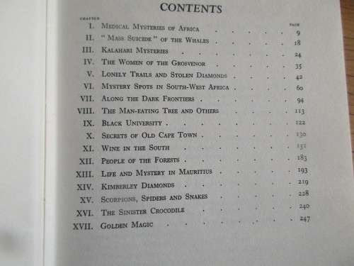 LAWRENCE G GREEN SECRET AFRICA REPRINTED 1974  HARDCOVER WITH DUST JACKET