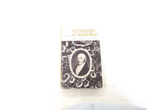 A CHRONICLE OF SMALL BEER