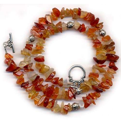 CARNELIAN Single-Strand Necklace