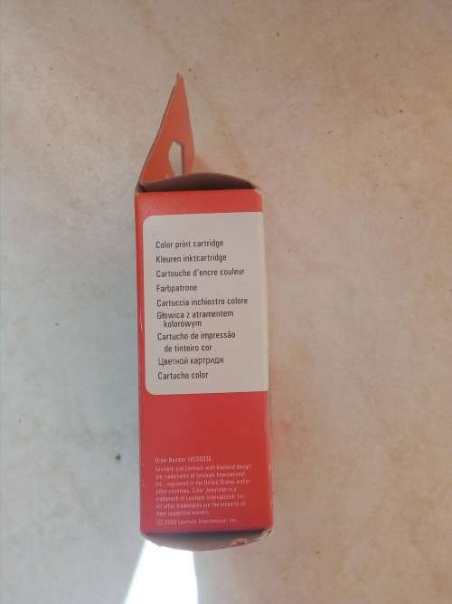 2 x Lexmark 33 Color Ink Cartridge - OEM (OLD CARTRIDGES NEVER USED, ALL SEALED)