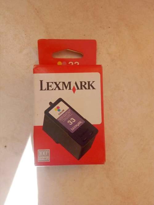 2 x Lexmark 33 Color Ink Cartridge - OEM (OLD CARTRIDGES NEVER USED, ALL SEALED)