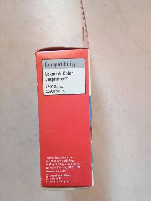 2 x Lexmark 32 Black Ink Cartridge - OEM (OLD CARTRIDGES NEVER USED, ALL SEALED)