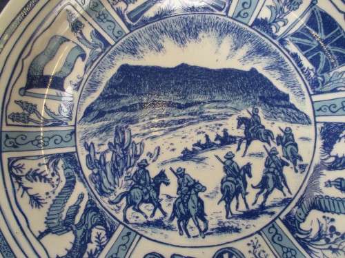 Battle of Amajuba Commemorative Plate. Heritage Collection. 25 cm Diameter