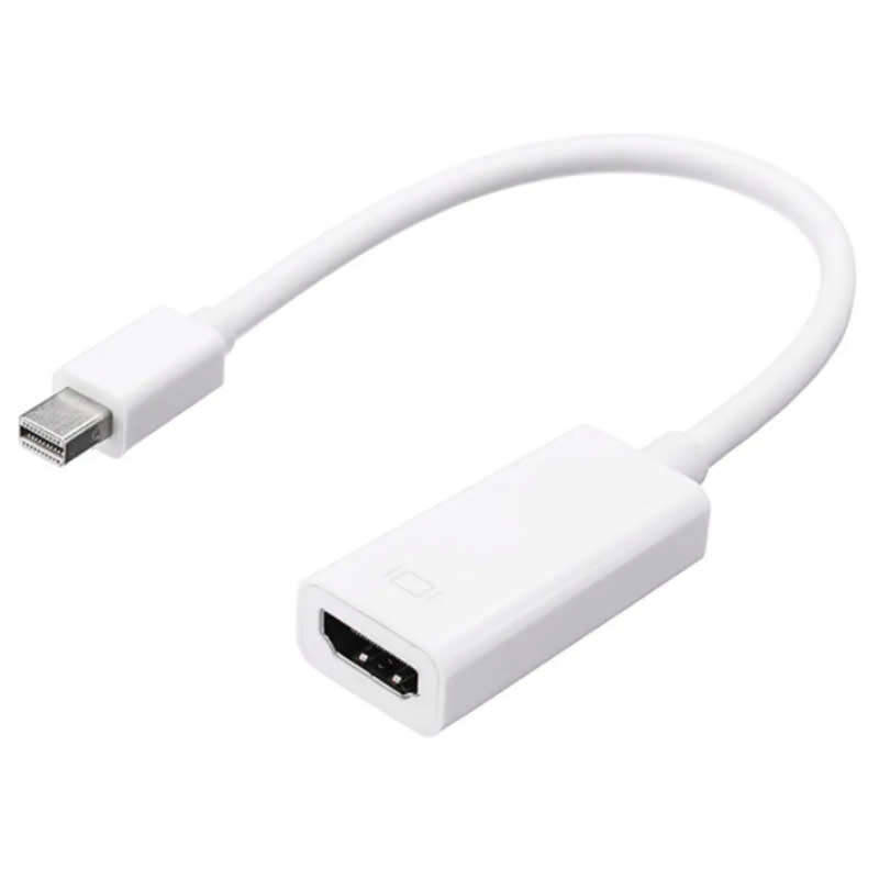 Mini DisplayPort to HDMI Female Adapter for Apple Macbook , White