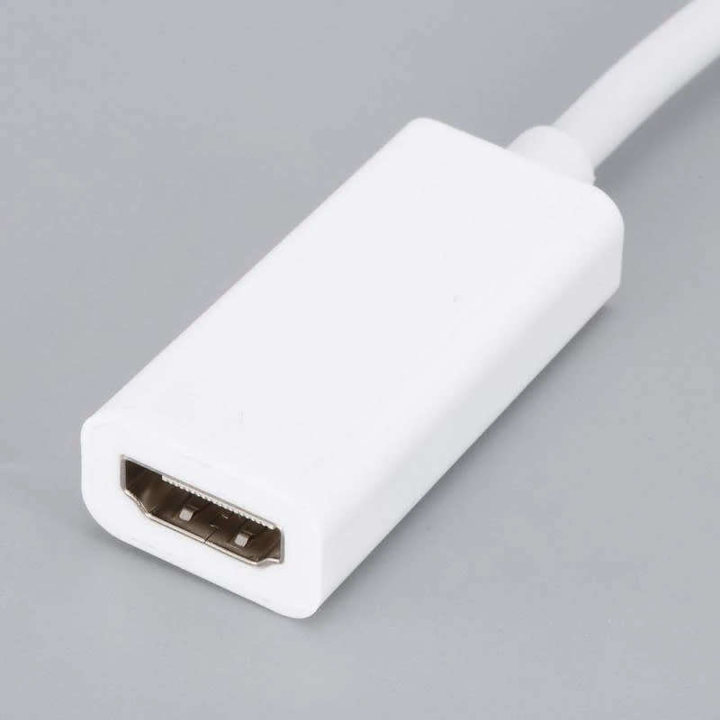 Mini DisplayPort to HDMI Female Adapter for Apple Macbook , White