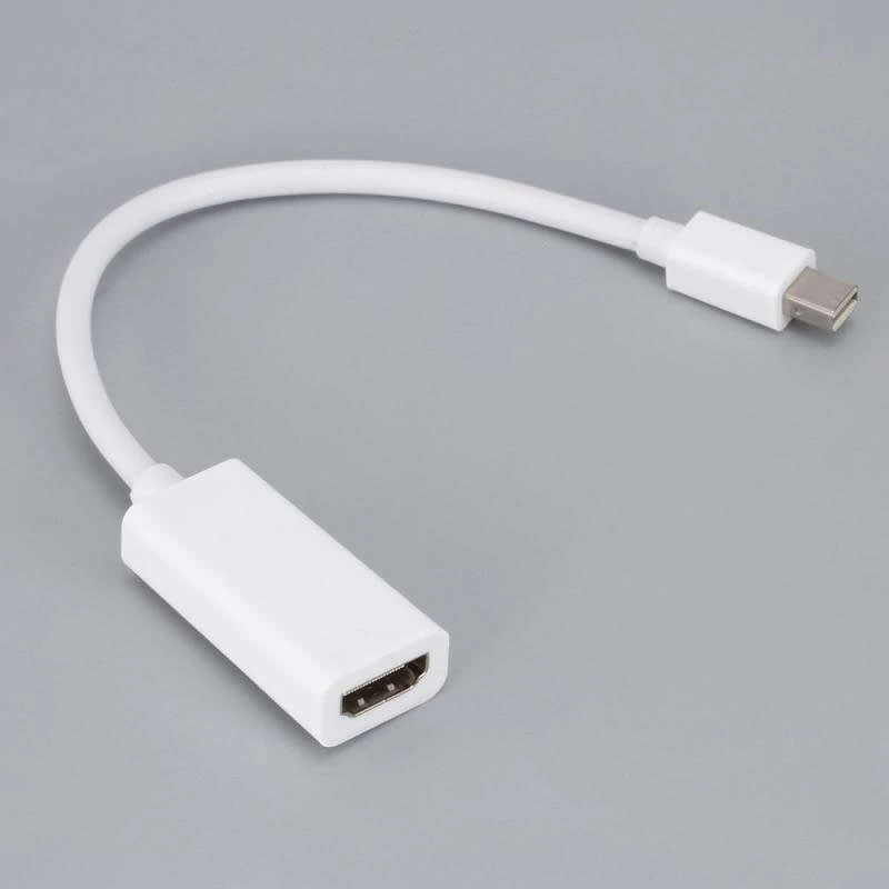 Mini DisplayPort to HDMI Female Adapter for Apple Macbook , White