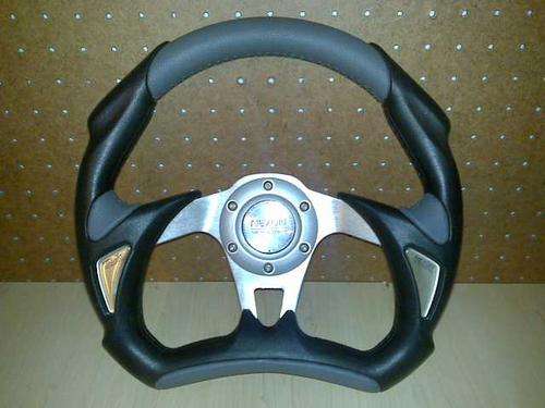 Nexon Grey Leather Sport Steering Wheel