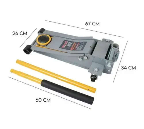 Low profile 4ton hydraulic trolley jack