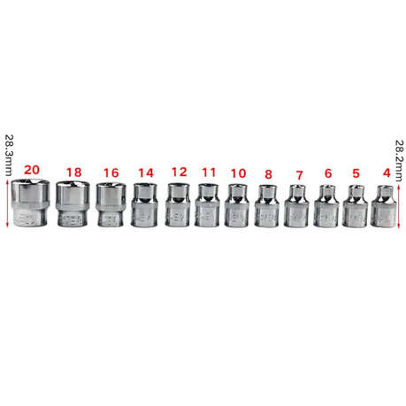 KR Torx Bit Socket Set Tools 3/8`` (34-Piece)