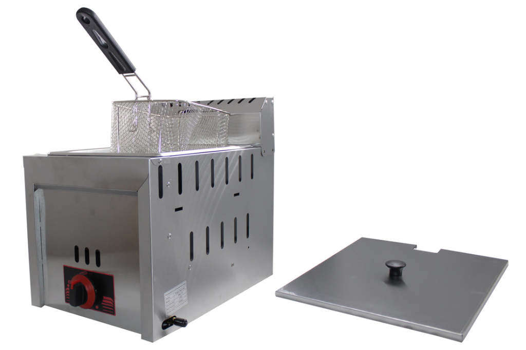 6L Golden Burner Single Tank Commercial Grade Gas Deep Fryer