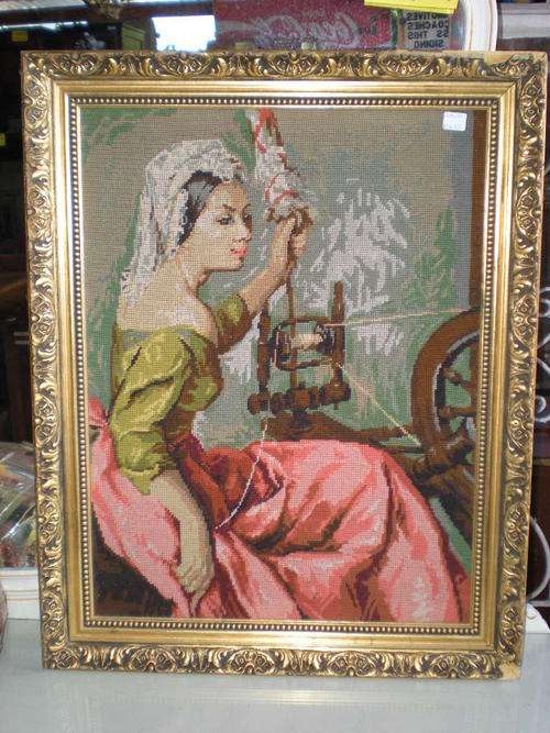 TAPESTRY - LADY SPINNING