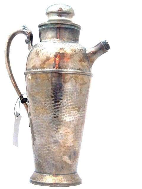 A Silver Plated Cocktail Shaker