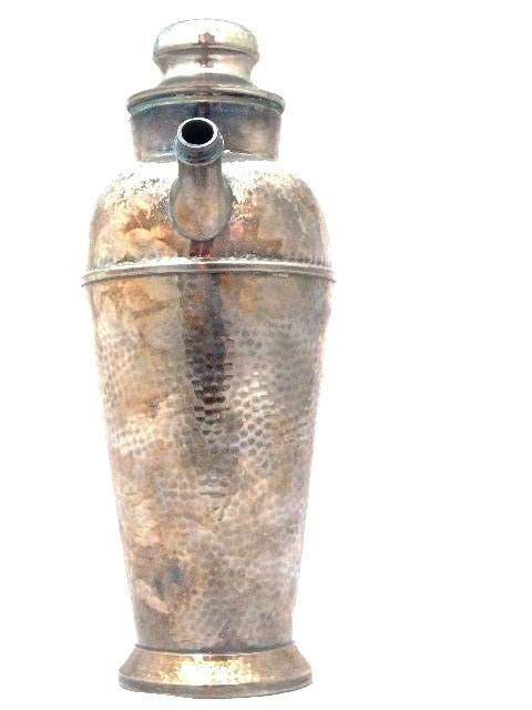 A Silver Plated Cocktail Shaker
