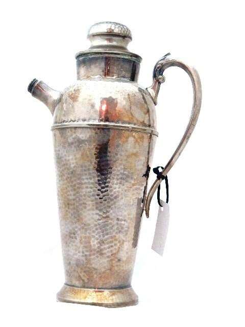 A Silver Plated Cocktail Shaker