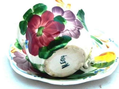 BELLE FIORE TEA CUP AND SAUCER