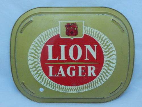 Rectangular Lion Lager Tray