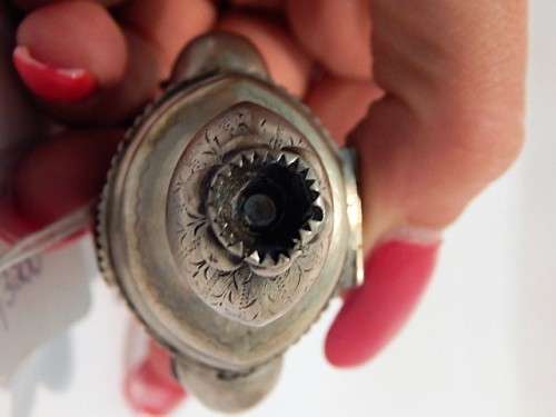 A BEAUTIFUL ORIENTAL SILVER POT