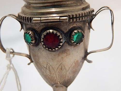 A BEAUTIFUL SILVER ORIENTAL POT