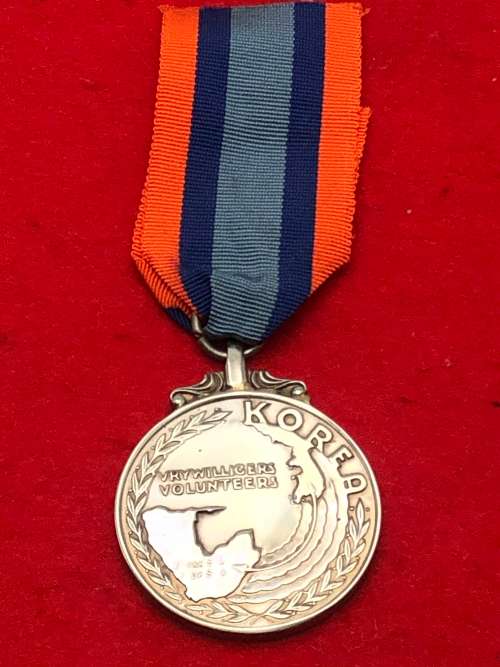 S3) SOUTH AFRICA-KOREA VOLUNTEERS MEDAL-FULL SIZE