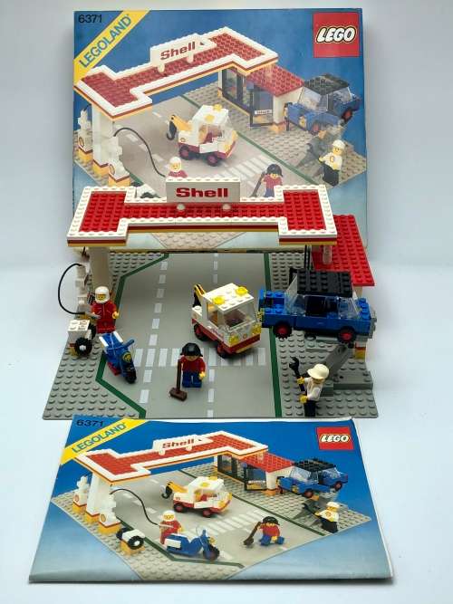 VINTAGE LEGOLAND 6371 WITH BOX AND PAMPHLET 1983