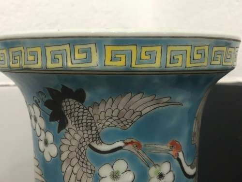 LARGE CHINESE VASE MARKED KANGXI