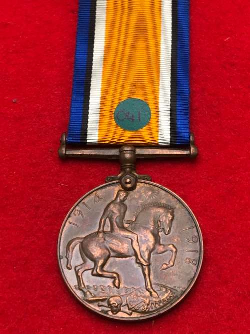 041) WW1 SOUTH AFRICAN LABOUR CORPS BRONZE WAR MEDAL AFRICAN SOLDIER -20031 PTE T SHOBA SANLC