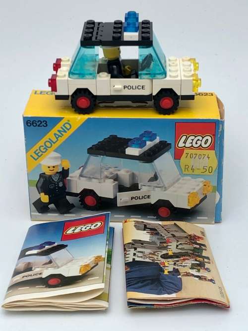 VINTAGE LEGOLAND 6623 WITH BOX AND PAMPHLET 1983