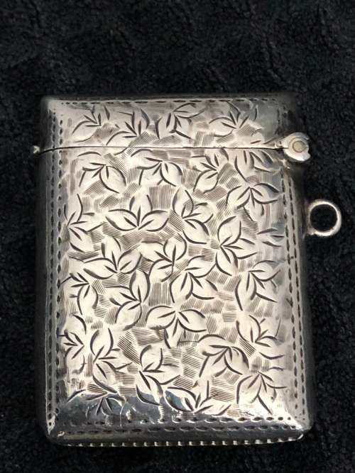 SILVER VESTA CASE BIRMINGHAM 1913