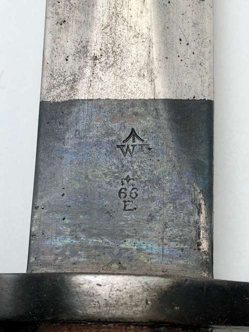 B12) ANGLO BOER WAR PERIOD MAUSER MODEL 1888 BAYONET